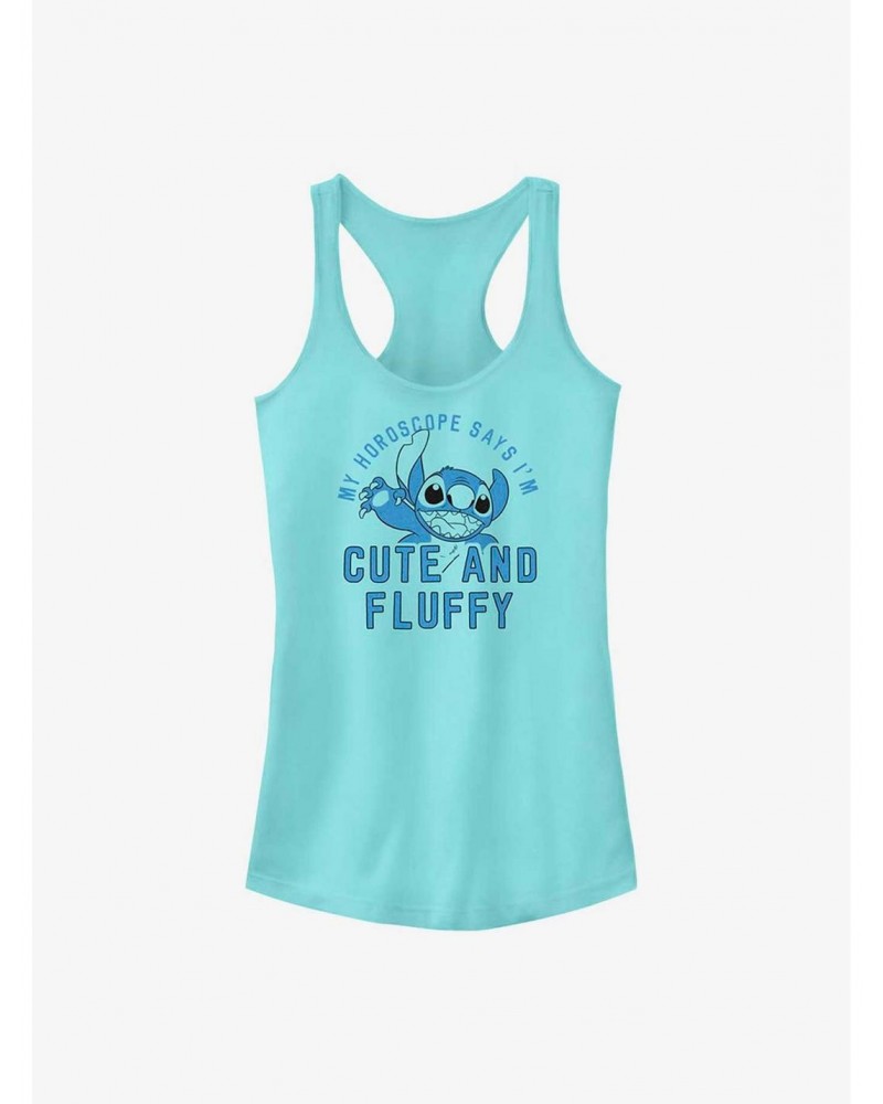 Dsny Lilo Stch Fluffy Horoscope Girls Tank $6.37 Tanks