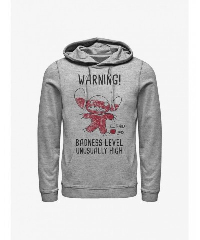 Disney Lilo & Stitch Warning Drawing Sitch Hoodie $15.80 Hoodies