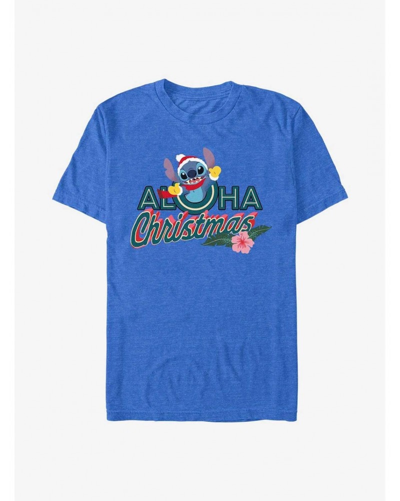 Disney Lilo & Stitch Aloha Christmas T-Shirt $6.69 T-Shirts