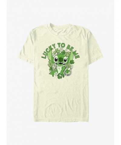 Disney Lilo & Stitch Lucky Shamrock Stitch T-Shirt $6.69 T-Shirts