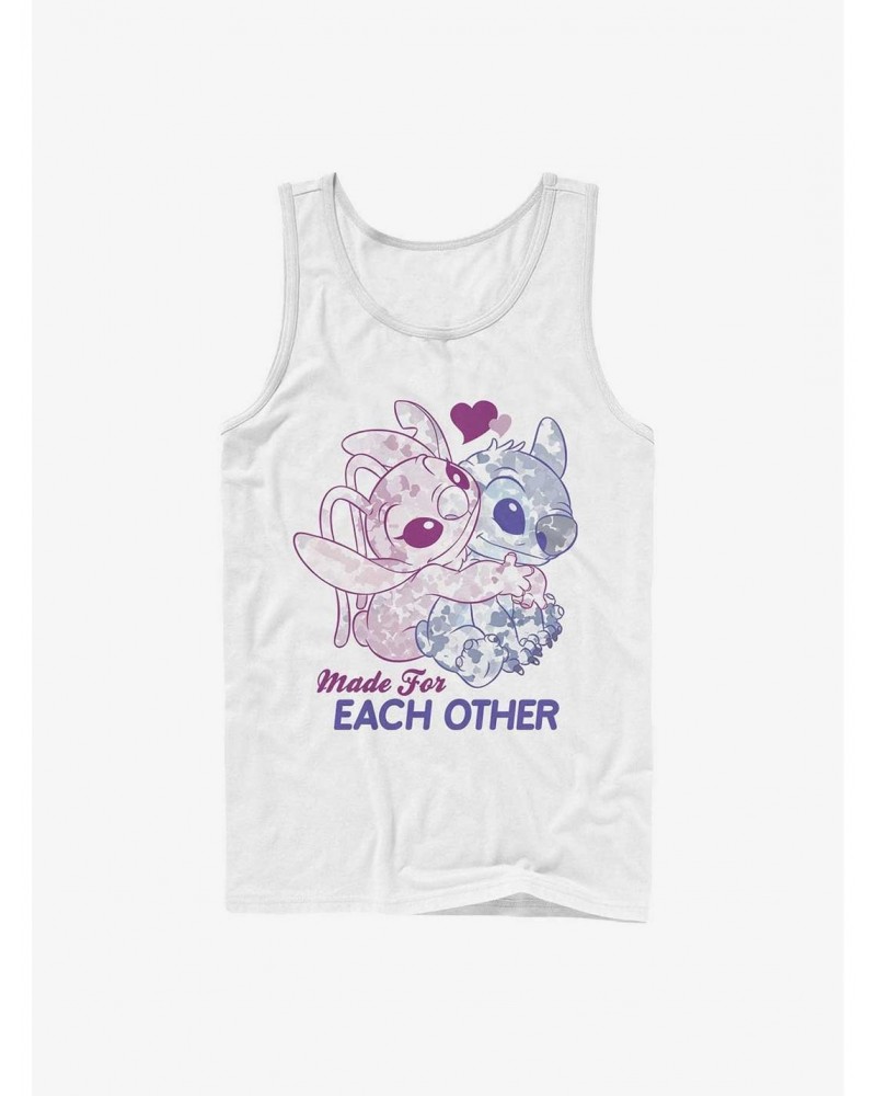 Disney Lilo & Stitch Made For Eachother Tank $9.56 Tanks