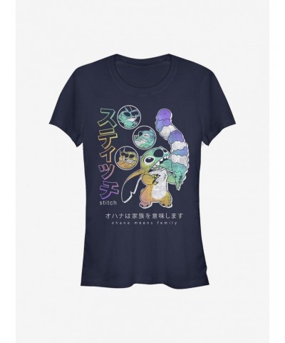 Disney Lilo & Stitch Japanese Stitch Girls T-Shirt $8.17 T-Shirts