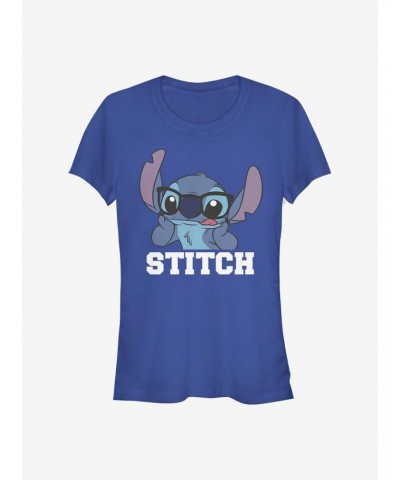 Disney Lilo & Stitch Glasses Girls T-Shirt $8.96 T-Shirts