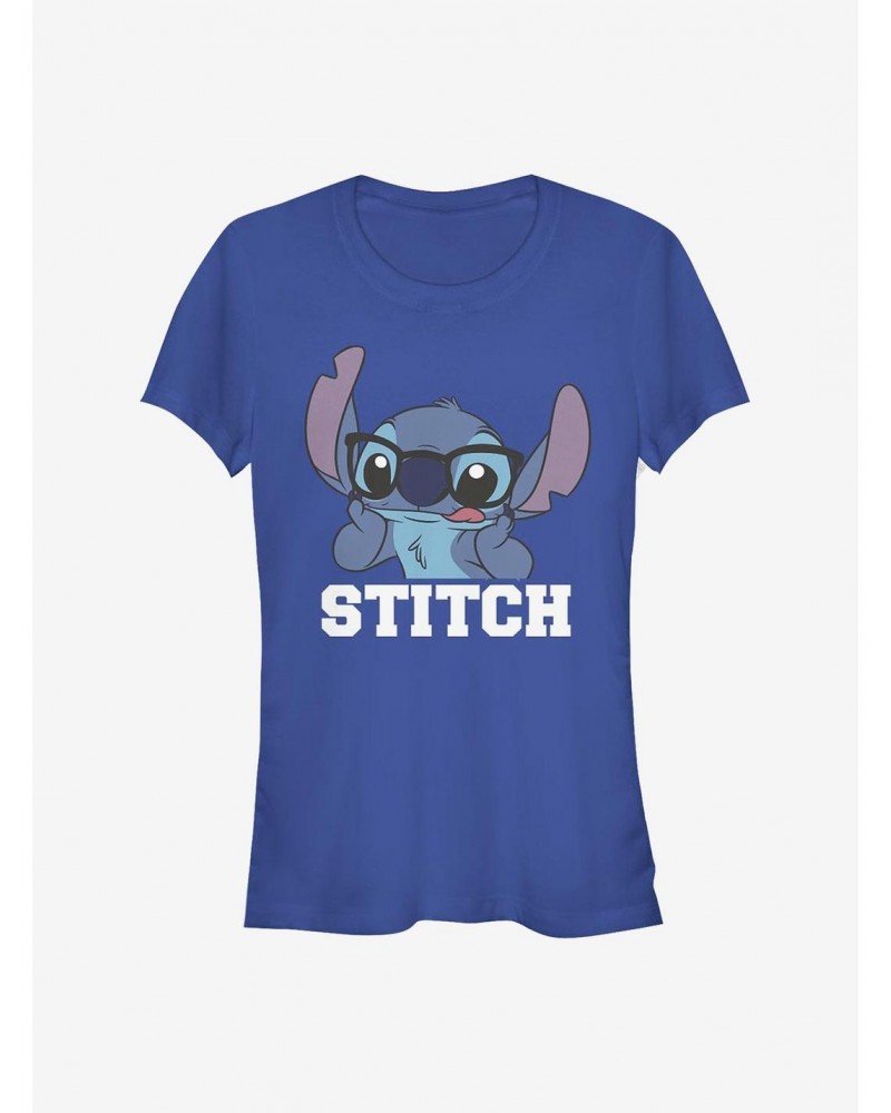 Disney Lilo & Stitch Glasses Girls T-Shirt $8.96 T-Shirts