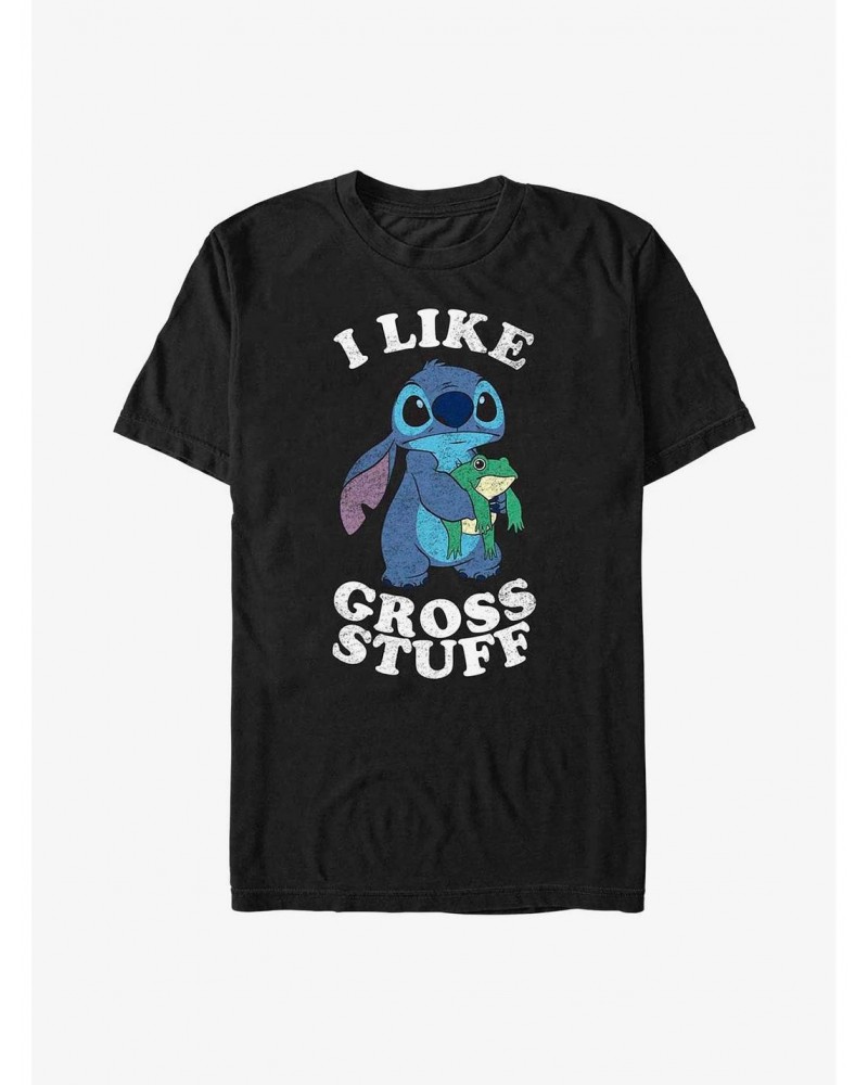 Disney Lilo & Stitch I Like Gross Stuff Stitch T-Shirt $9.18 T-Shirts