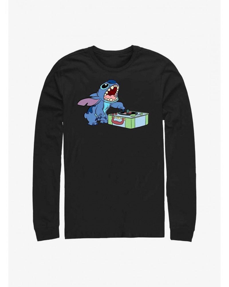 Disney Lilo & Stitch DJ Stitch Long-Sleeve T-Shirt $8.69 T-Shirts