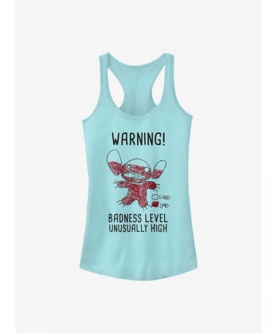 Disney Lilo & Stitch Warning Drawing Sitch Girls Tank $8.17 Tanks