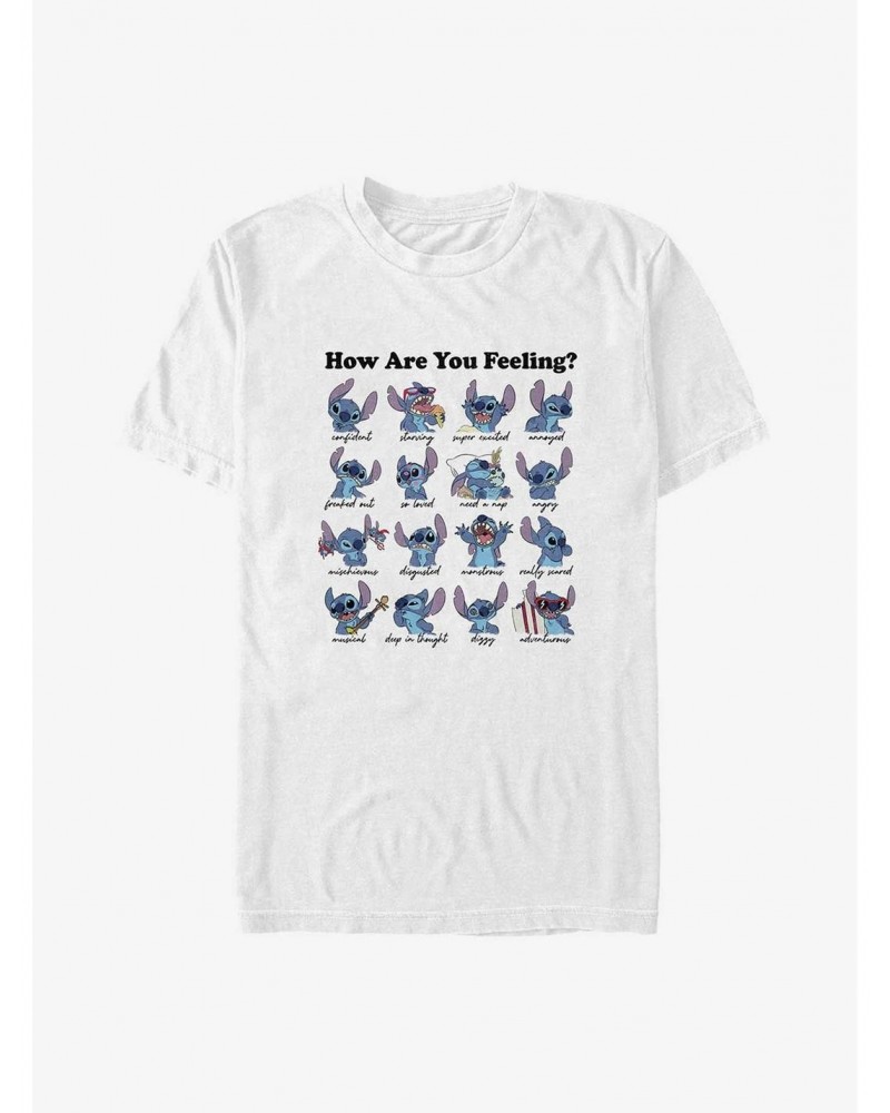 Disney Lilo & Stitch Stitch Moods Big & Tall T-Shirt $7.18 T-Shirts