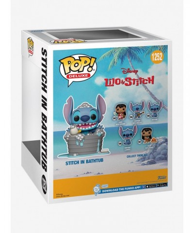 Funko Disney Lilo & Stitch Pop! Deluxe Stitch In Bathtub Vinyl Figure 2022 HT Expo Exclusive $14.05 T-Shirts