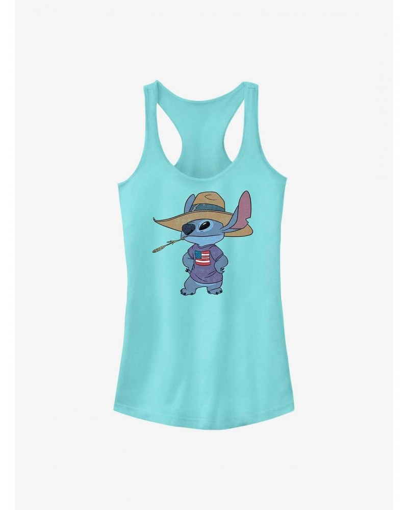 Disney Lilo & Stitch Howdy Stitch Girls Tank $6.57 Tanks