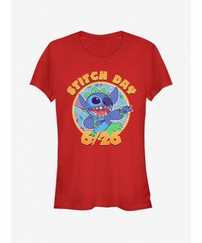 Disney Lilo & Stitch Stitch Day Girls T-Shirt $8.76 T-Shirts