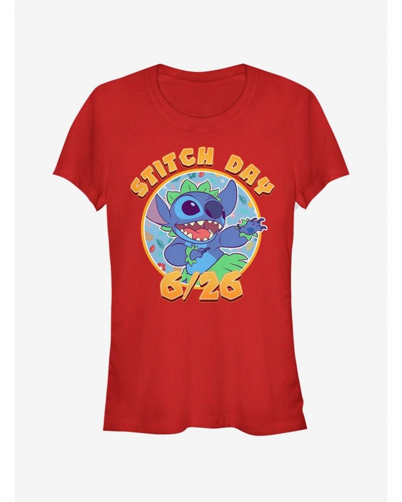 Disney Lilo & Stitch Stitch Day Girls T-Shirt $8.76 T-Shirts