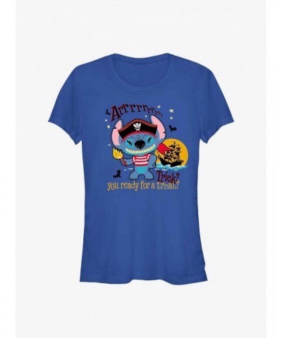 Disney Lilo & Stitch Pirate Stitch Girls T-Shirt $6.18 T-Shirts