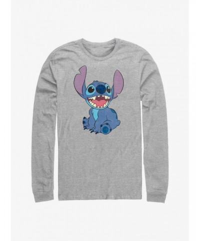 Disney Lilo & Stitch Happy Stitch Long-Sleeve T-Shirt $9.21 T-Shirts