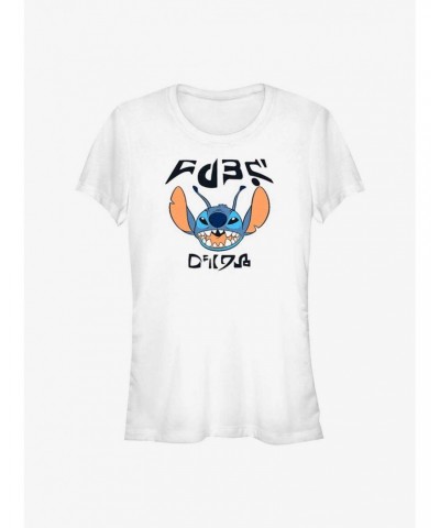 Dsny Lilo Stch Tiger Crawl Front Girls T-Shirt $9.96 T-Shirts