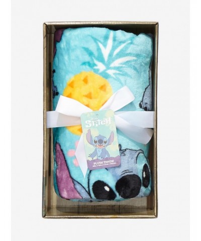 Disney Lilo & Stitch Tropical Pineapple Throw Blanket $9.90 Blankets