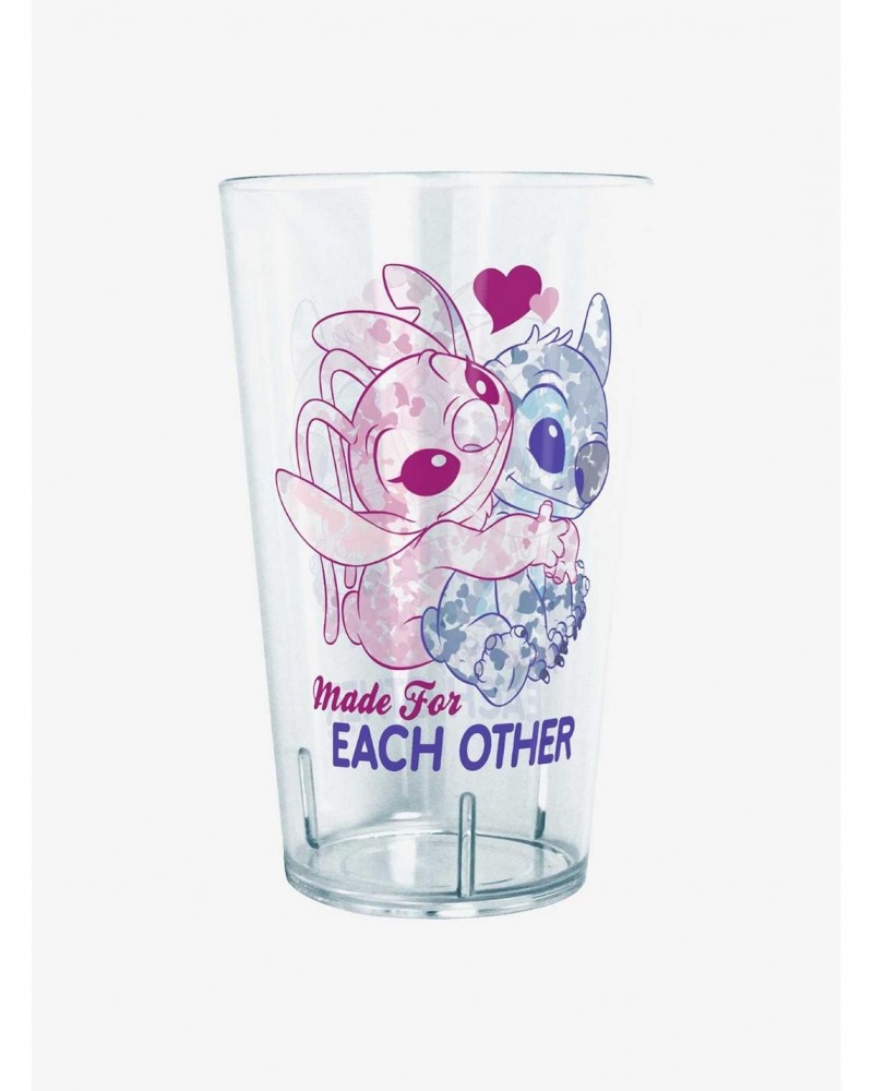 Disney Lilo & Stitch Angel and Stitch Made For Each Other Tritan Cup $5.41 Cups