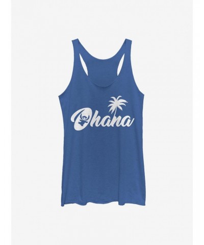 Disney Lilo & Stitch Sillhouette Ohana Girls Tank $8.91 Tanks