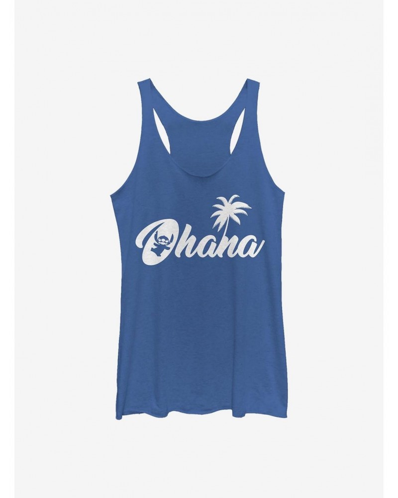 Disney Lilo & Stitch Sillhouette Ohana Girls Tank $8.91 Tanks