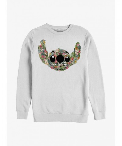 Disney Lilo & Stitch Floral Crew Sweatshirt $9.74 Sweatshirts