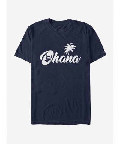 Disney Lilo & Stitch Stitch Sillhouette Ohana T-Shirt $5.93 T-Shirts