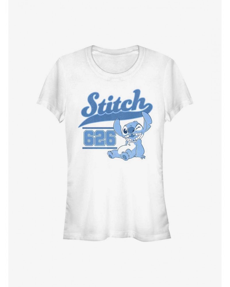 Disney Lilo And Stitch Collegiate 626 Girls T-Shirt $6.97 T-Shirts