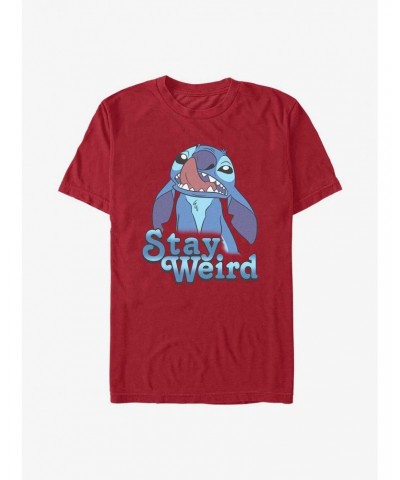 Disney Lilo & Stitch Stay Weird T-Shirt $5.74 T-Shirts