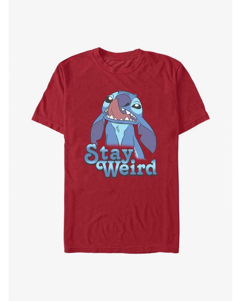 Disney Lilo & Stitch Stay Weird T-Shirt $5.74 T-Shirts