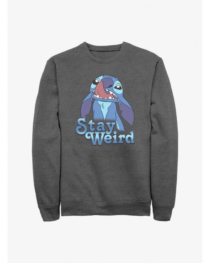 Disney Lilo & Stitch Stay Weird Sweatshirt $9.74 Sweatshirts