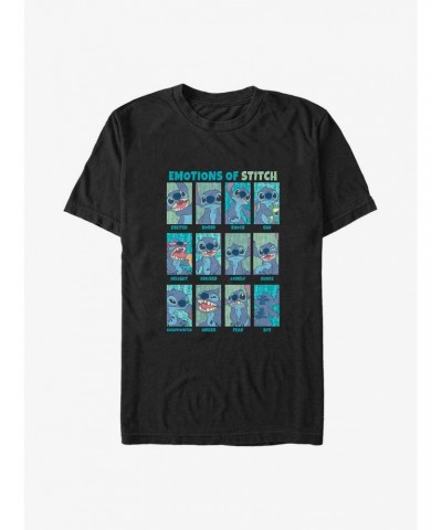 Disney Lilo & Stitch Emotions of Stitch Big & Tall T-Shirt $9.09 T-Shirts