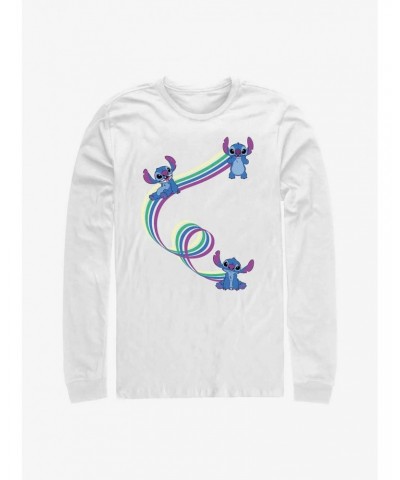 Disney Lilo & Stitch Ribbon Stitches Long-Sleeve T-Shirt $11.58 T-Shirts