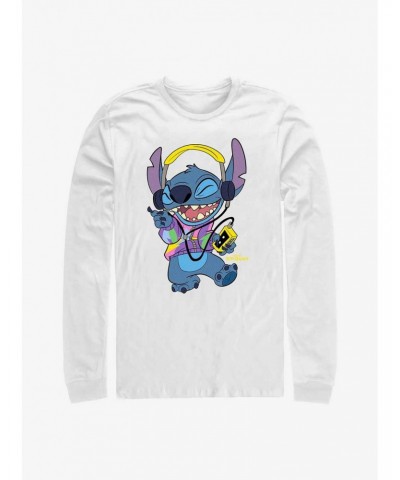 Disney Lilo & Stitch Rockin' Stitch Long-Sleeve T-Shirt $12.90 T-Shirts