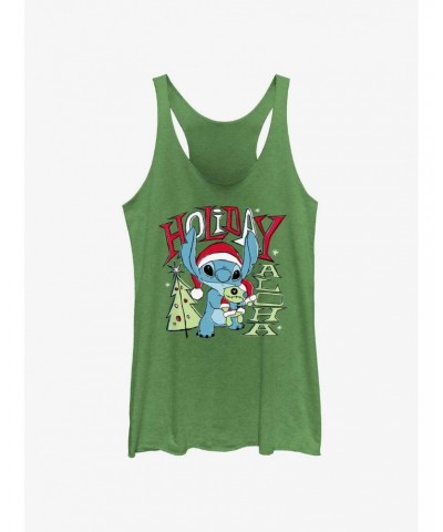 Disney Lilo & Stitch Holiday Aloha Girls Tank $9.53 Tanks