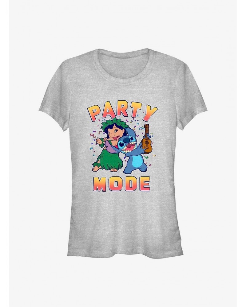 Disney Lilo & Stitch Party Mode Girls T-Shirt $9.36 T-Shirts