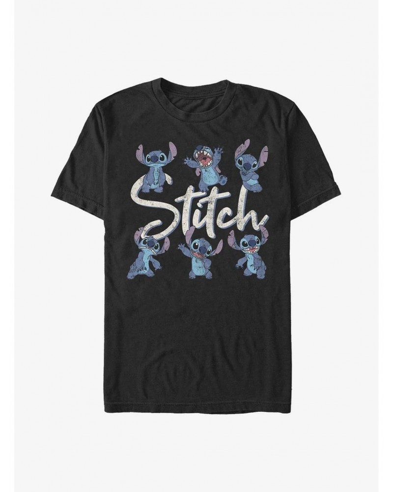 Disney Lilo & Stitch Poses T-Shirt $9.37 T-Shirts