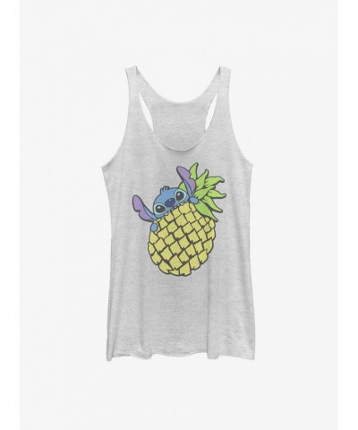 Disney Lilo & Stitch Pineapple Girls Raw Edge Tank $6.63 Tanks