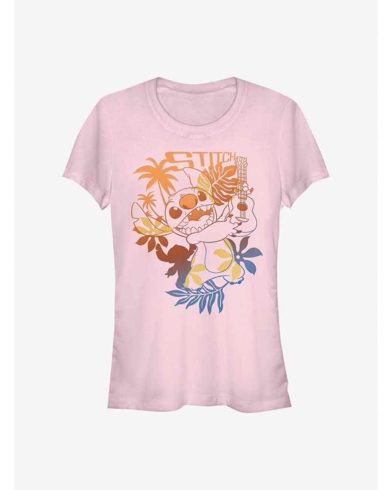 Disney Lilo & Stitch Aloha Stitch Girls T-Shirt $9.36 T-Shirts