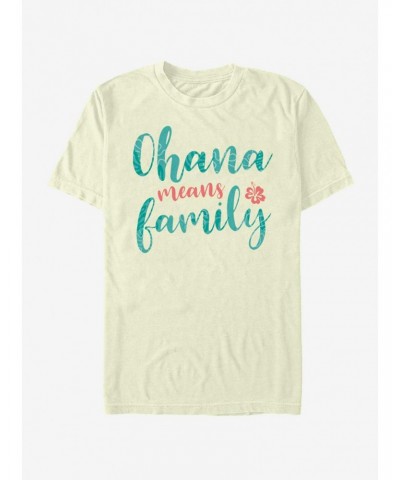 Disney Lilo & Stitch Ohana Script T-Shirt $6.69 T-Shirts